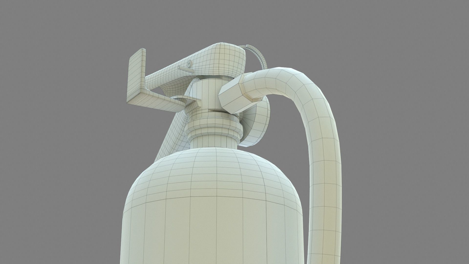 Fire Extinguisher Low-poly 3D model_33