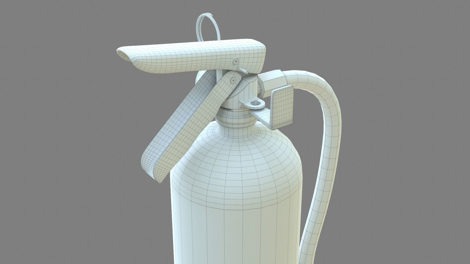 Fire Extinguisher Low-poly 3D model_30