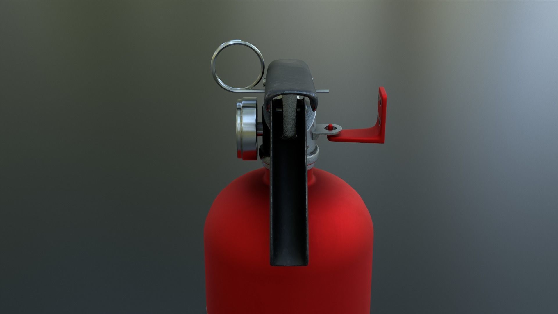 Fire Extinguisher Low-poly 3D model_13