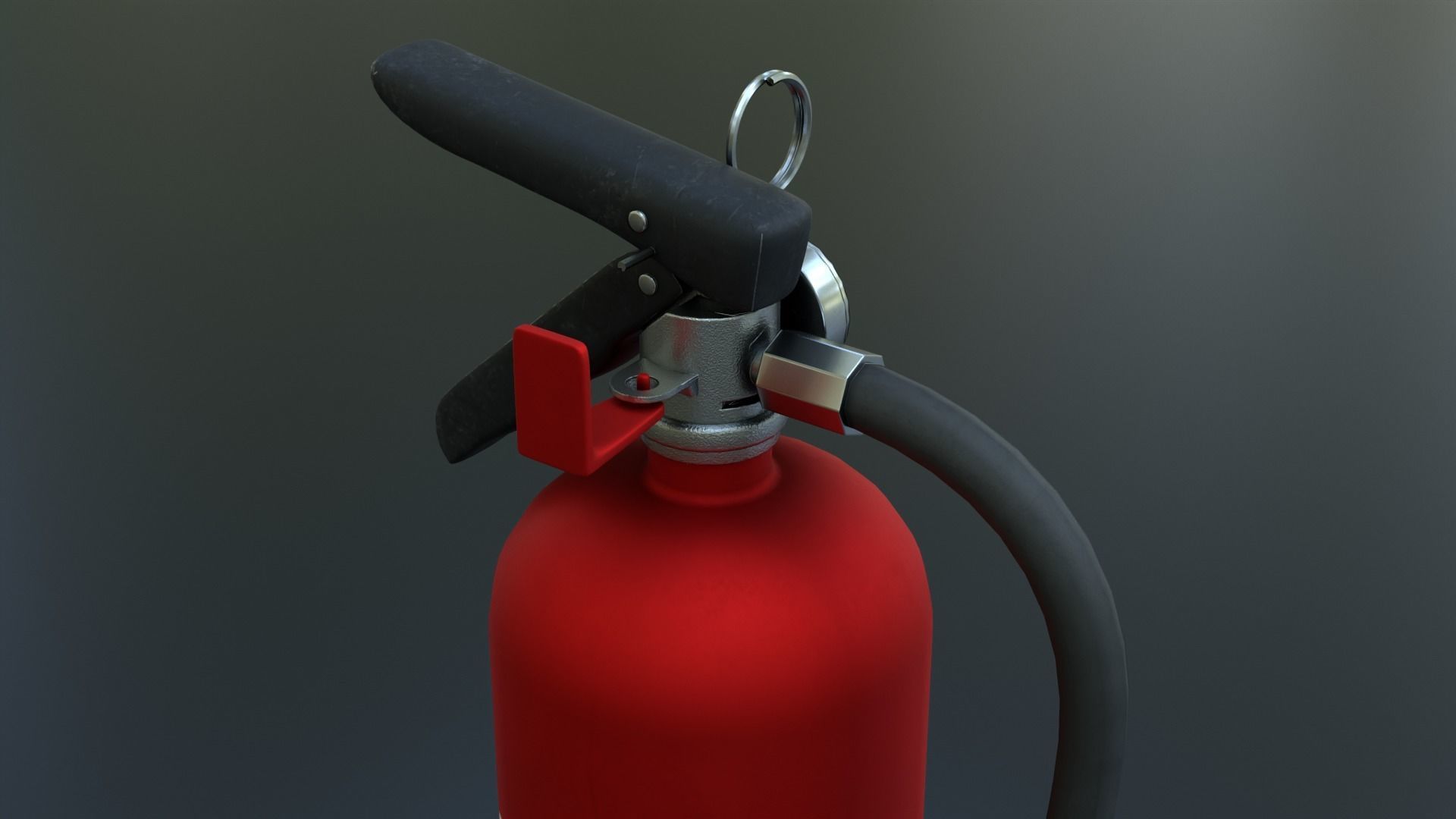 Fire Extinguisher Low-poly 3D model_12