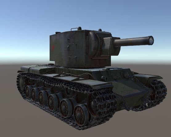 KV-2 Heavy Tank 3D model_1