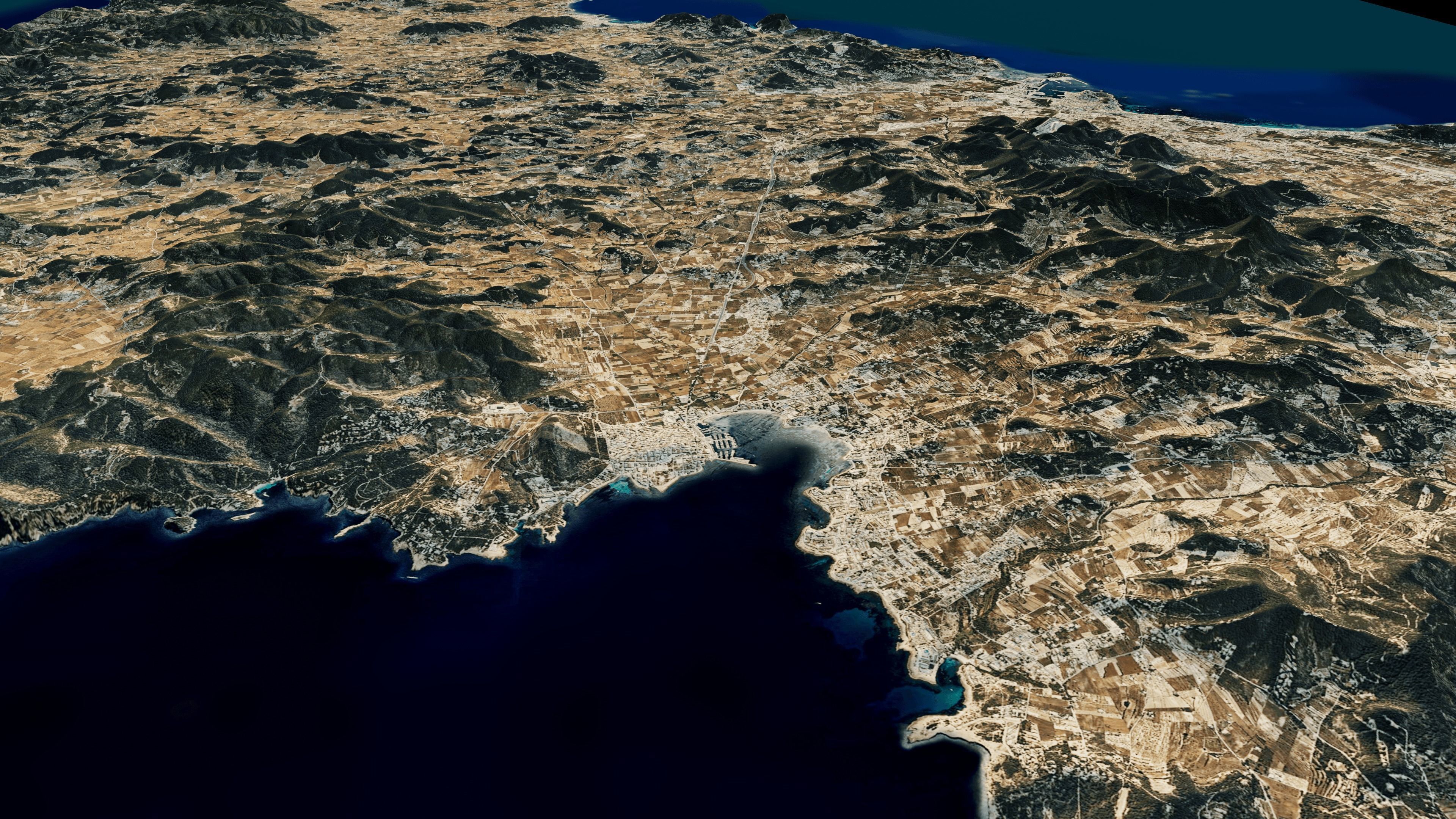 Ibiza island full 3d model terrain 3D model_13