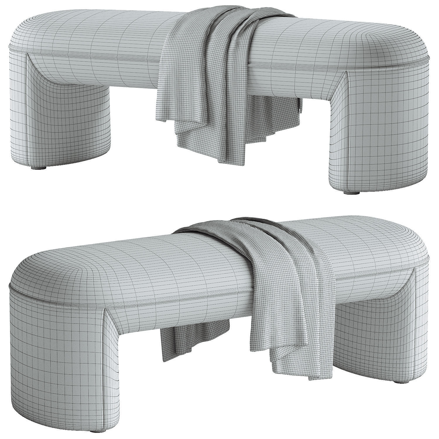 KRAMER BENCH 3D model_2