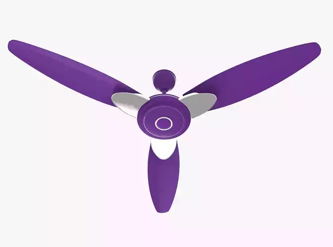 Ceiling Fan Low-poly 3D model