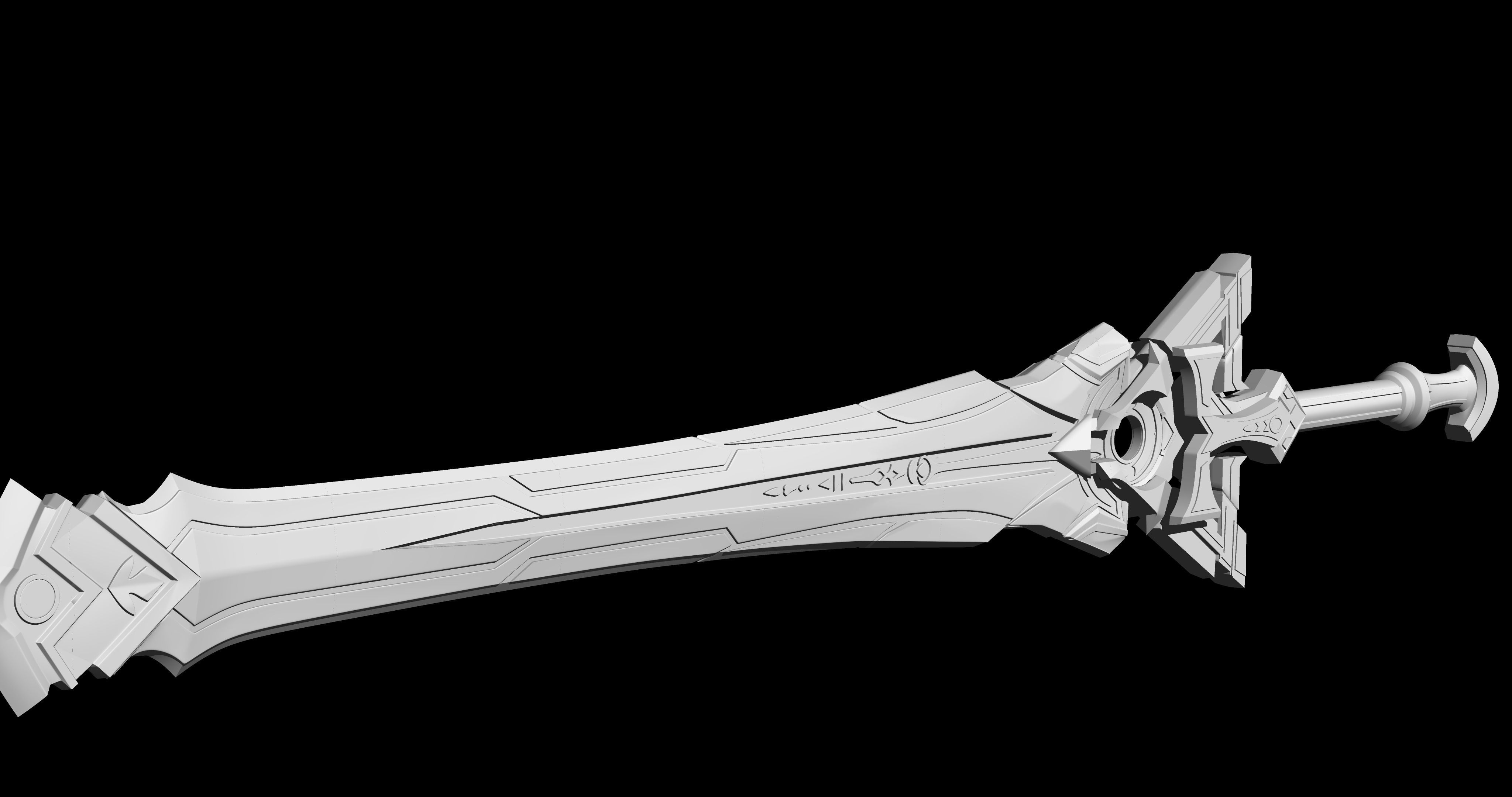Genshin impact Key of Khaj-Nisut Nilou Sword 3d print 3D print model_1
