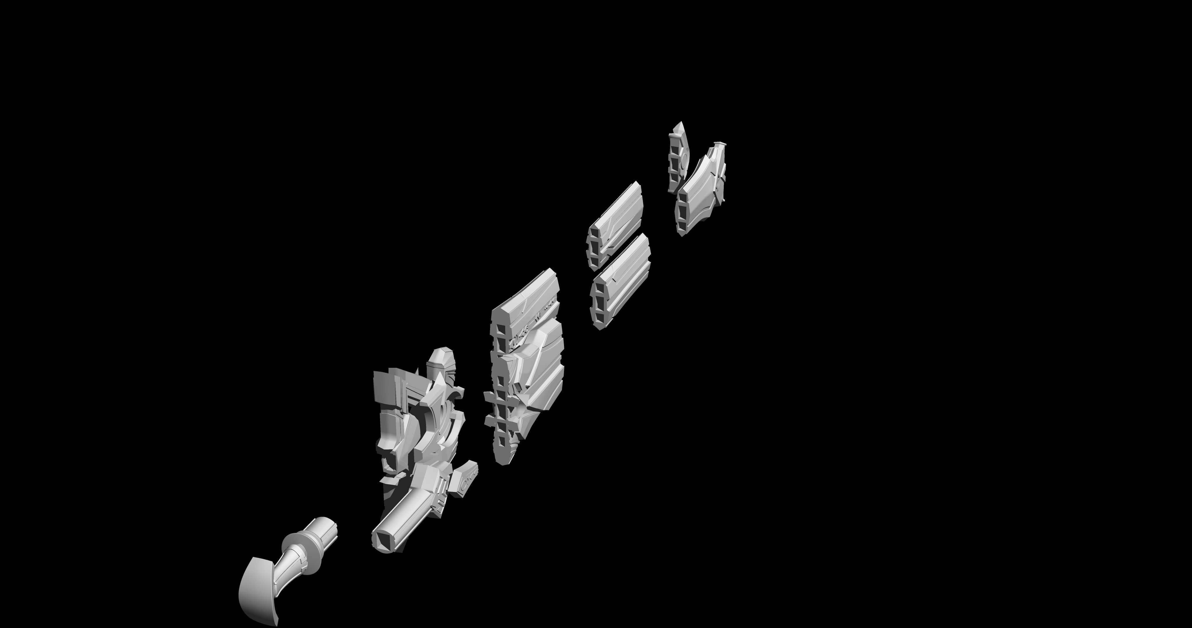 Genshin impact Key of Khaj-Nisut Nilou Sword 3d print 3D print model_3