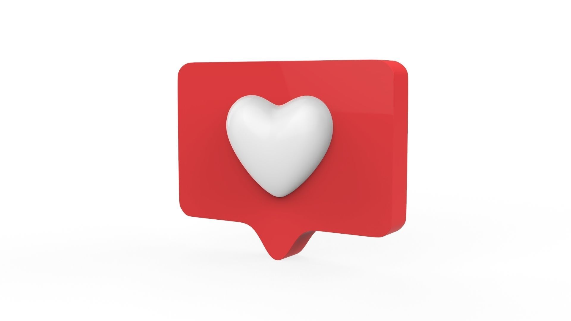 Heart Bubble v001 Low-poly 3D model_1