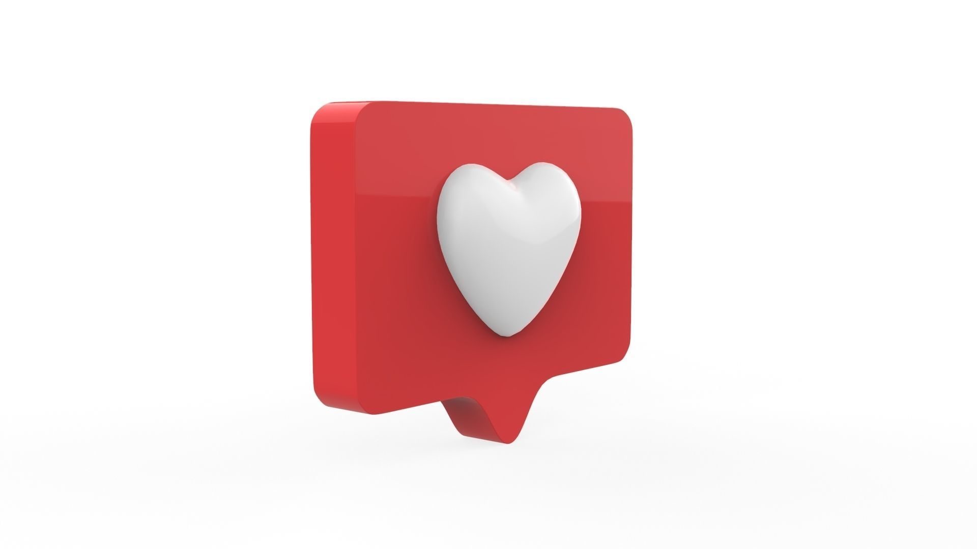 Heart Bubble v001 Low-poly 3D model_5