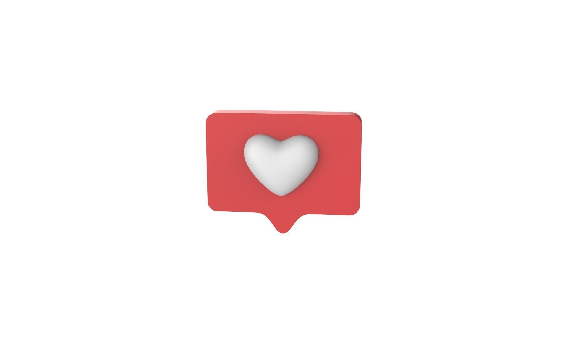 Heart Bubble v001 Low-poly 3D model_12