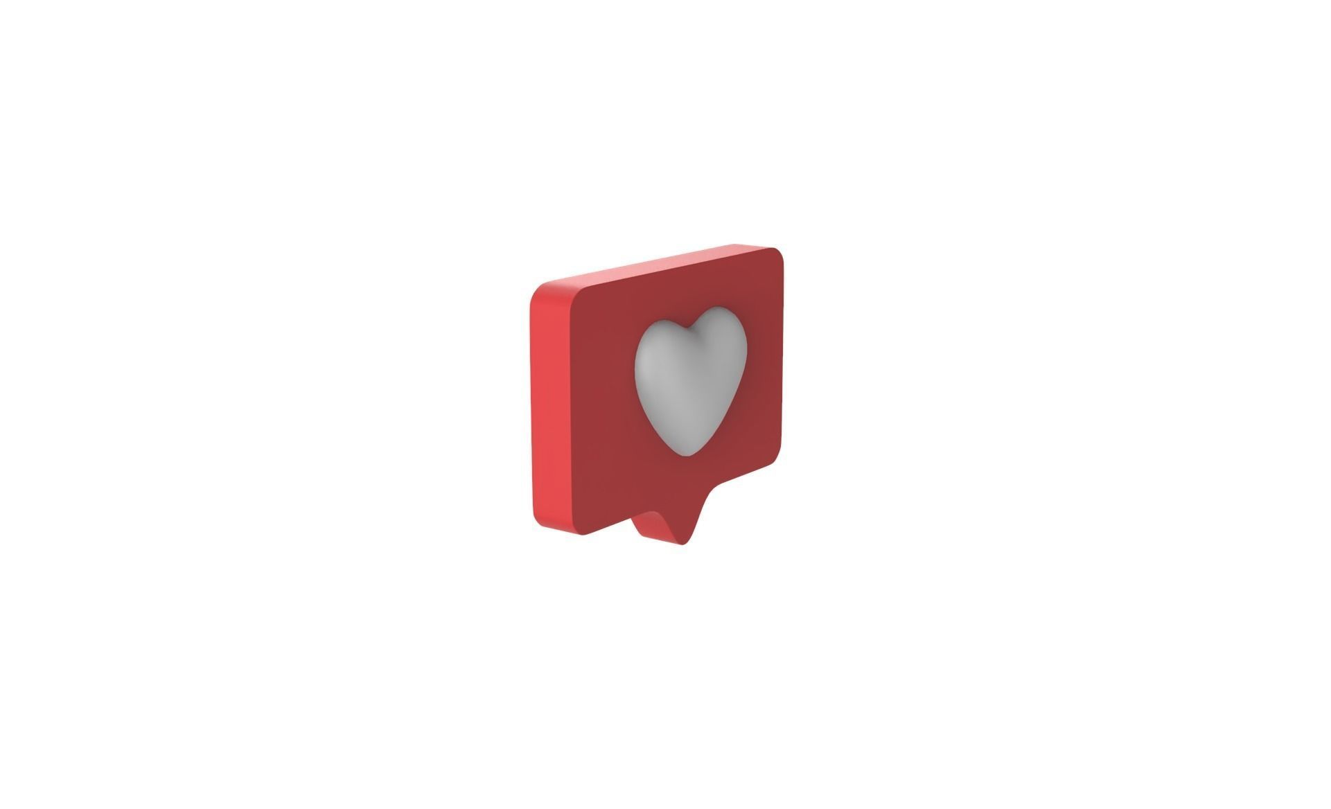 Heart Bubble v001 Low-poly 3D model_16