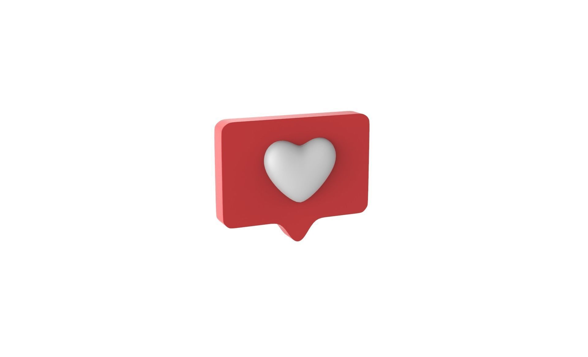 Heart Bubble v001 Low-poly 3D model_17