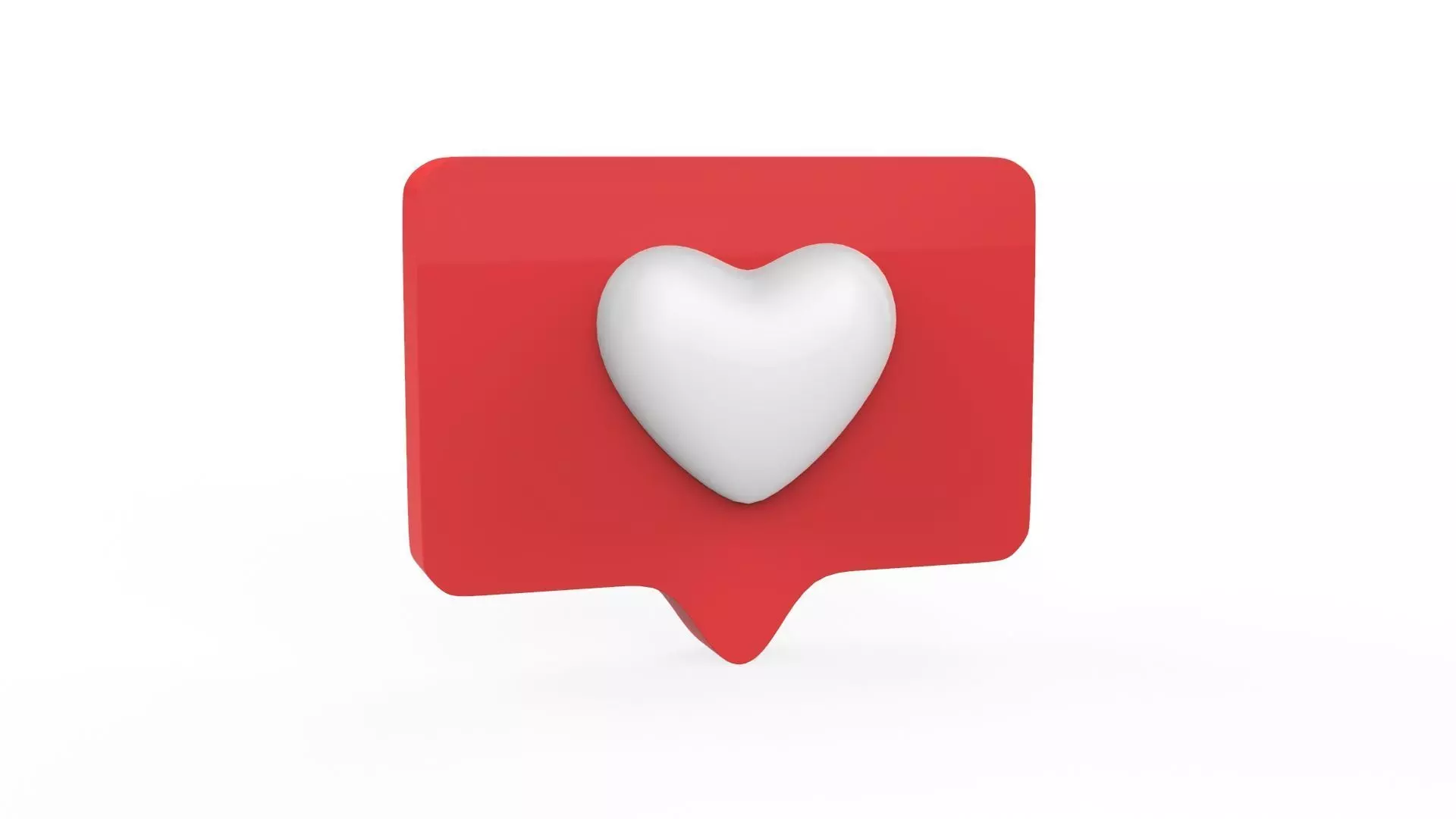 Heart Bubble v001 Low-poly 3D model_0