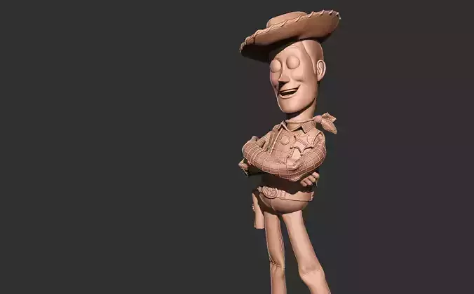 Woody from Toy Story 3D print model