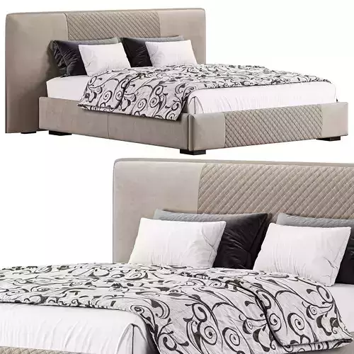 BATIK NIGHT Bed By Gamma 3D model