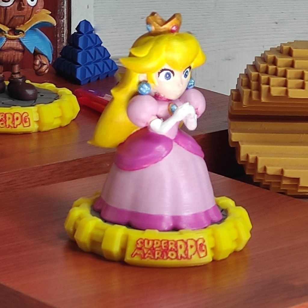 Princess PEACH - 3d Printable Model Super Mario RPG Remake 3D print model_8