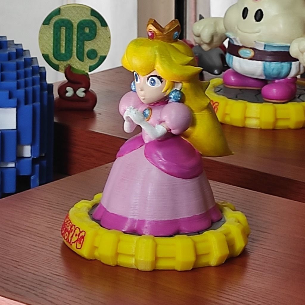 Princess PEACH - 3d Printable Model Super Mario RPG Remake 3D print model_9