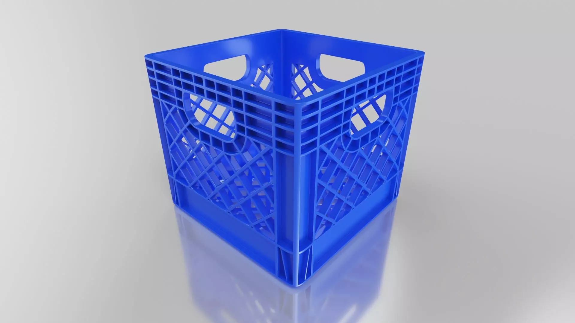  Milk Crate Low-poly 3D model_0