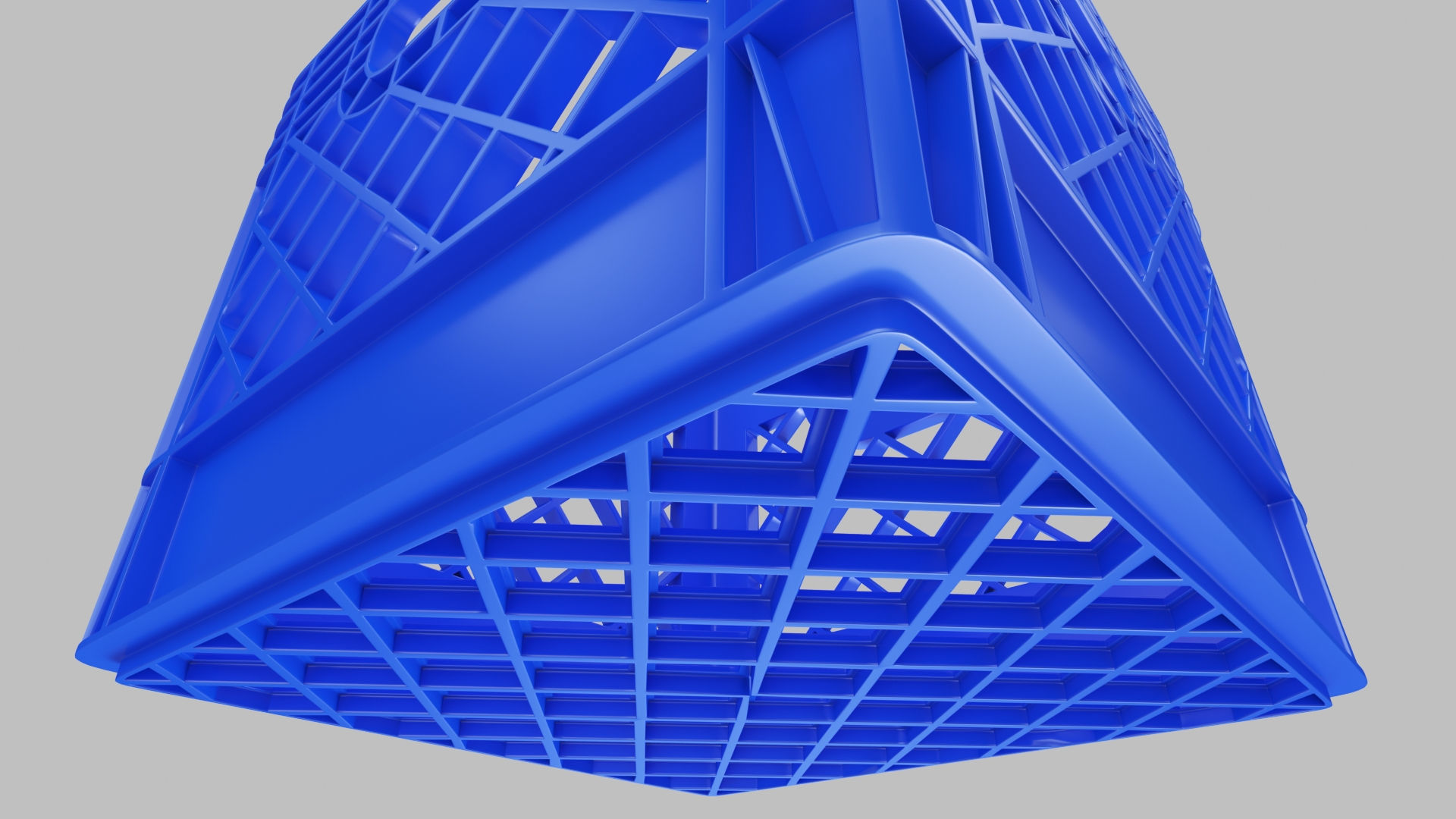  Milk Crate Low-poly 3D model_2