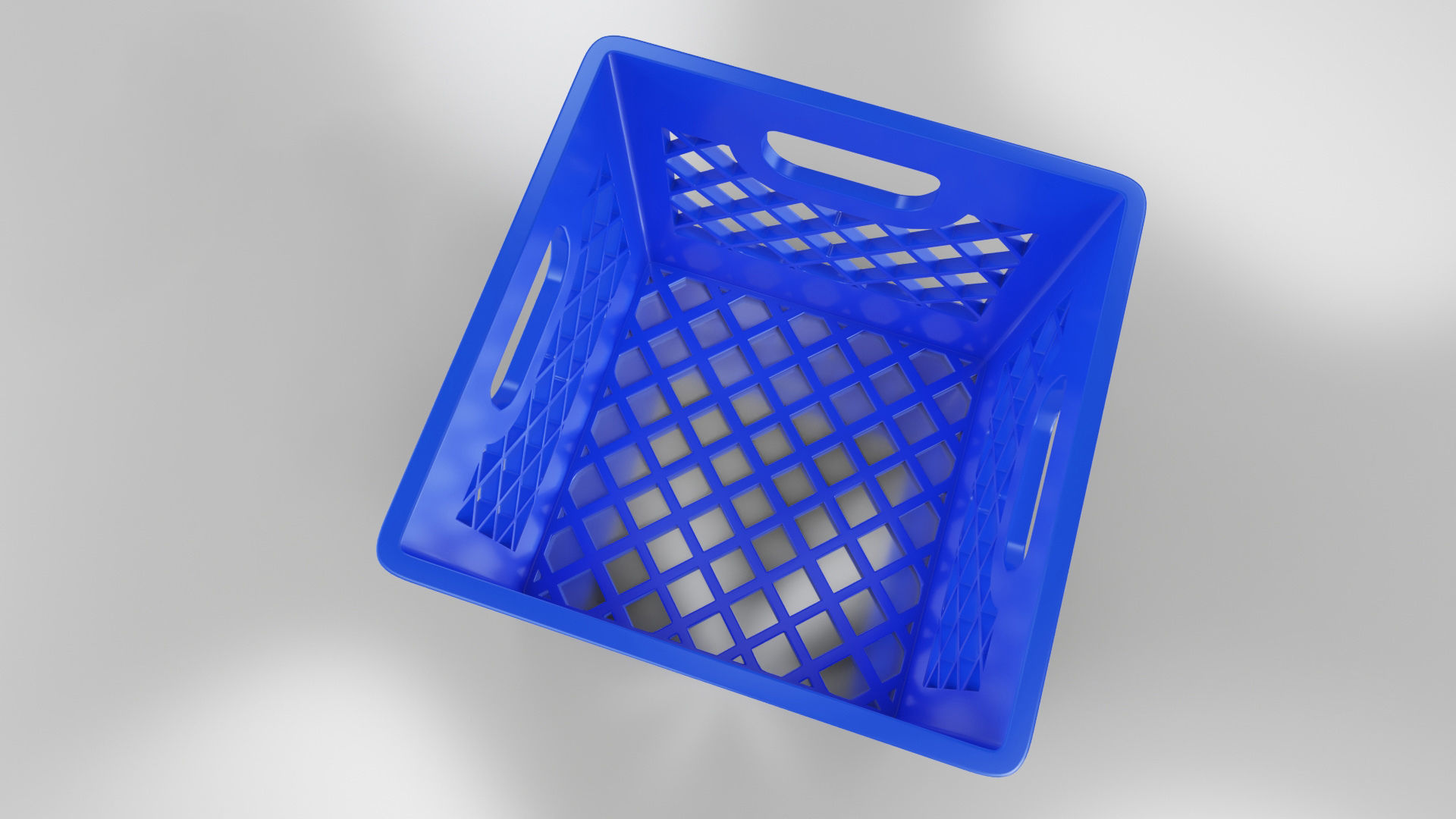  Milk Crate Low-poly 3D model_3