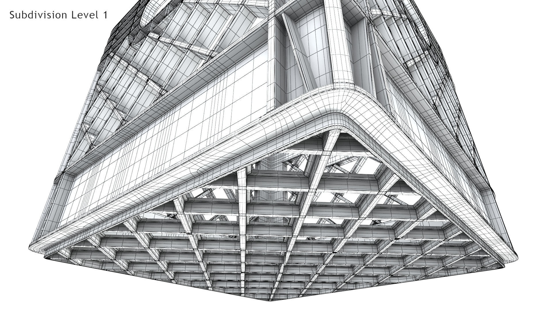  Milk Crate Low-poly 3D model_5