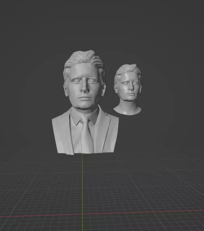 Michael Douglas 3D print model_0