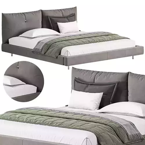 JACK NIGHT Bed By Gamma 3D model