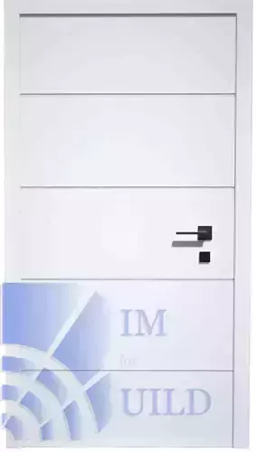 Interior single door Revit family full parametric