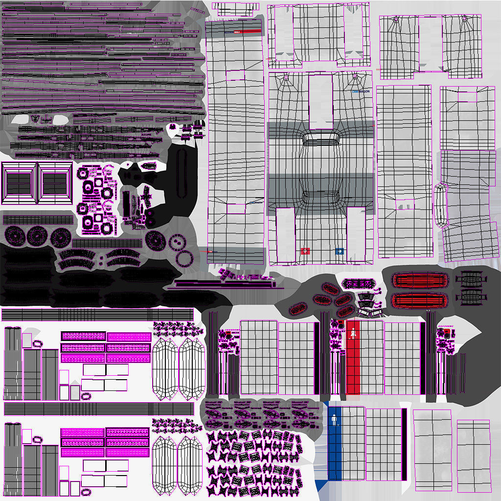 Portable WC Trailer-VIP Low-poly 3D model_8