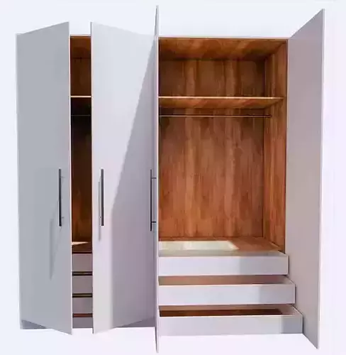 Bedroom closet full parametric