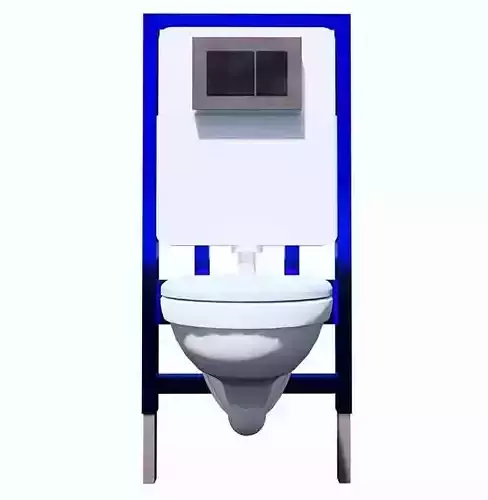 Flash tank Wall hang Revit Family