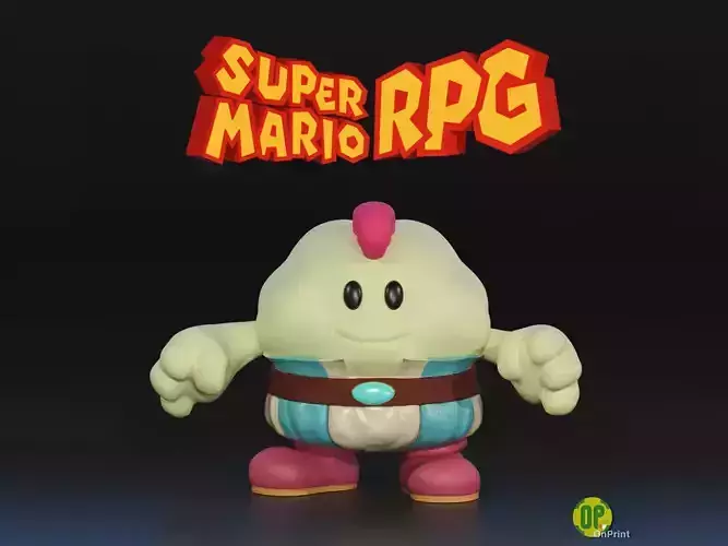 MALLOW - Printable 3d model - Super Mario RPG Remake for Switch 3D print model