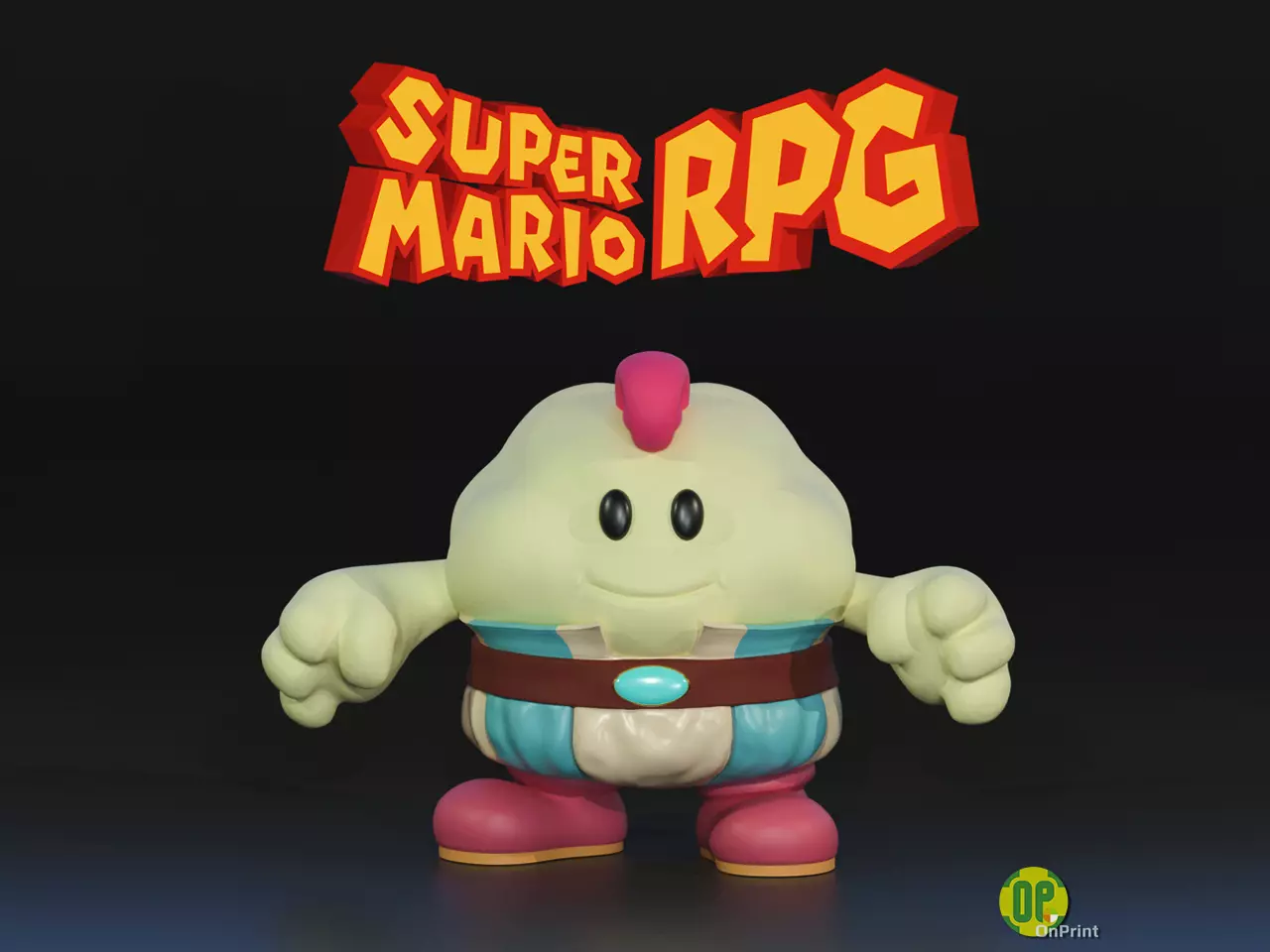 MALLOW - Printable 3d model - Super Mario RPG Remake for Switch 3D print model_0
