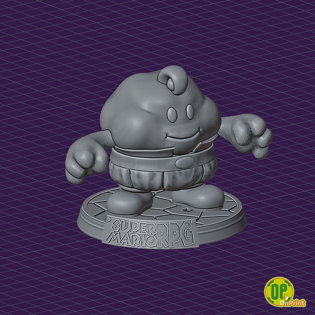 MALLOW - Printable 3d model - Super Mario RPG Remake for Switch 3D print model_5
