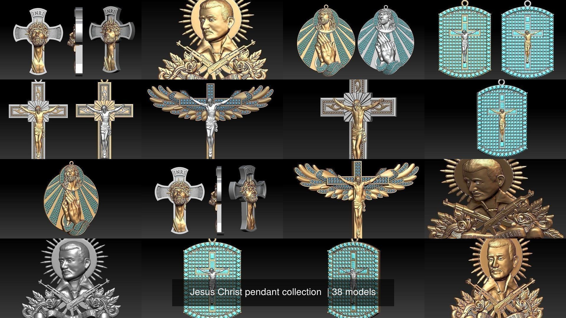Jesus Christ pendant collection  _5