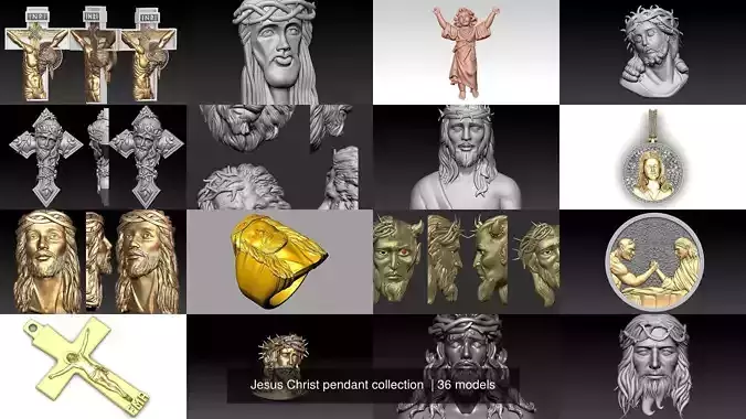 Jesus Christ pendant collection 