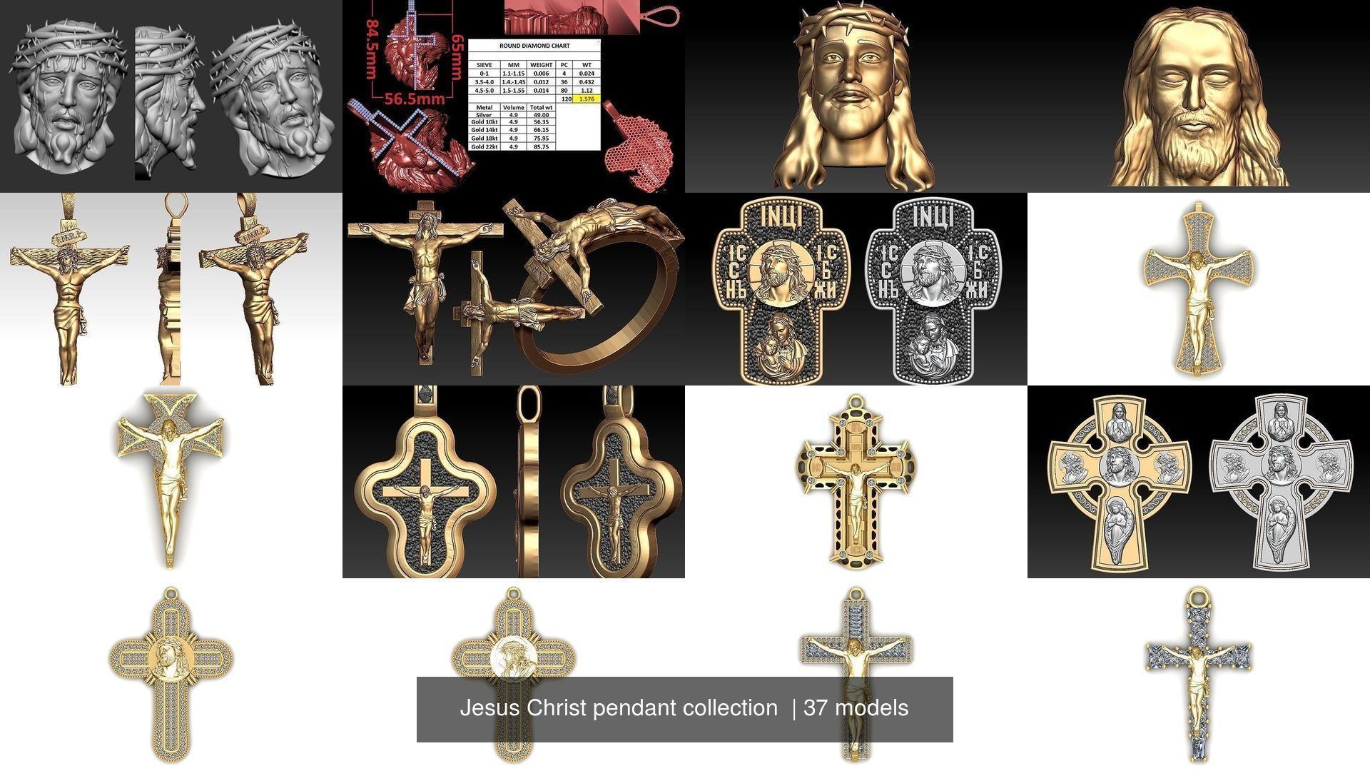Jesus Christ pendant collection  _3