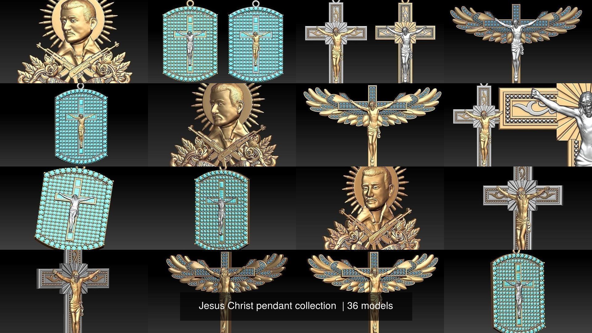 Jesus Christ pendant collection  _7