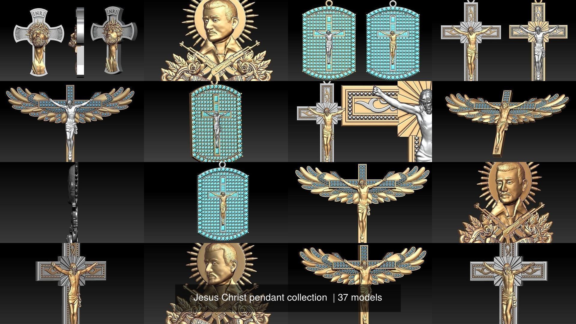 Jesus Christ pendant collection  _6