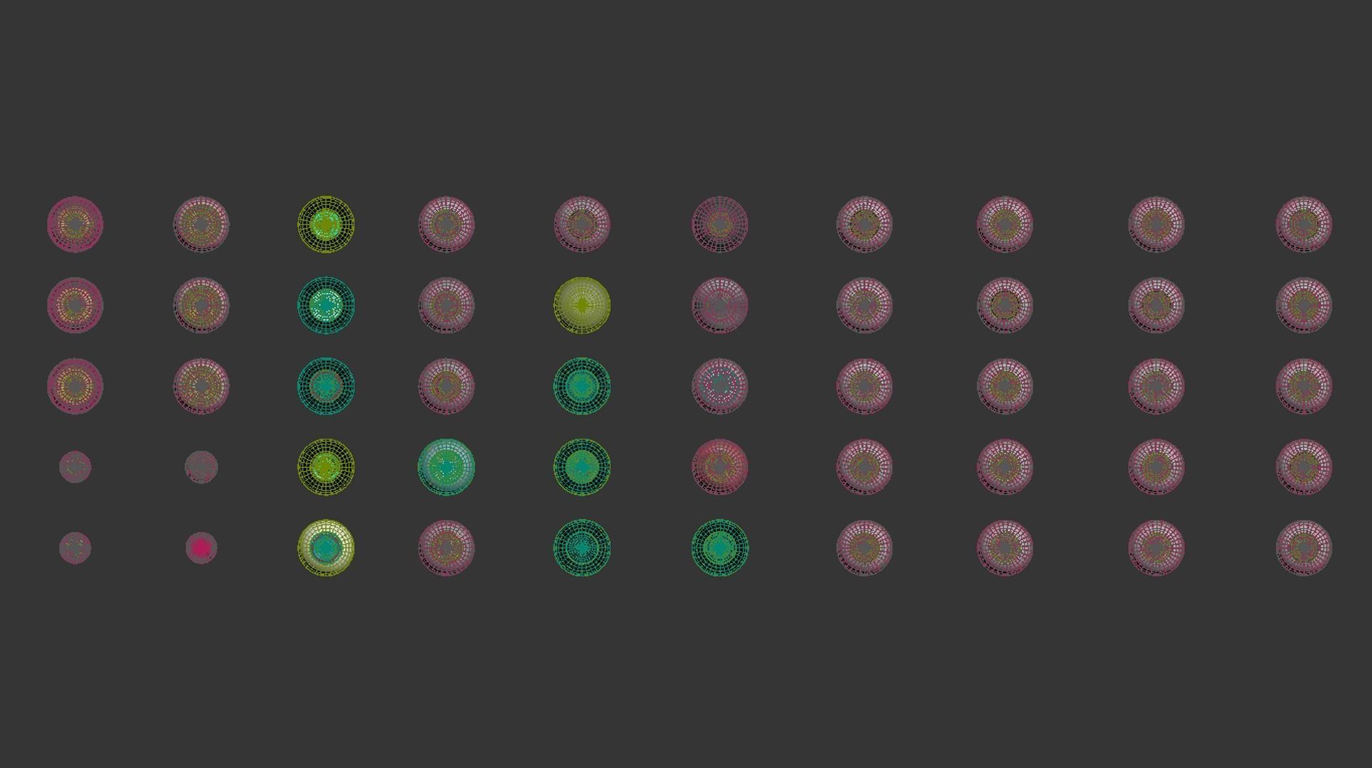 50 EyeBall Kitbash 3D model_8