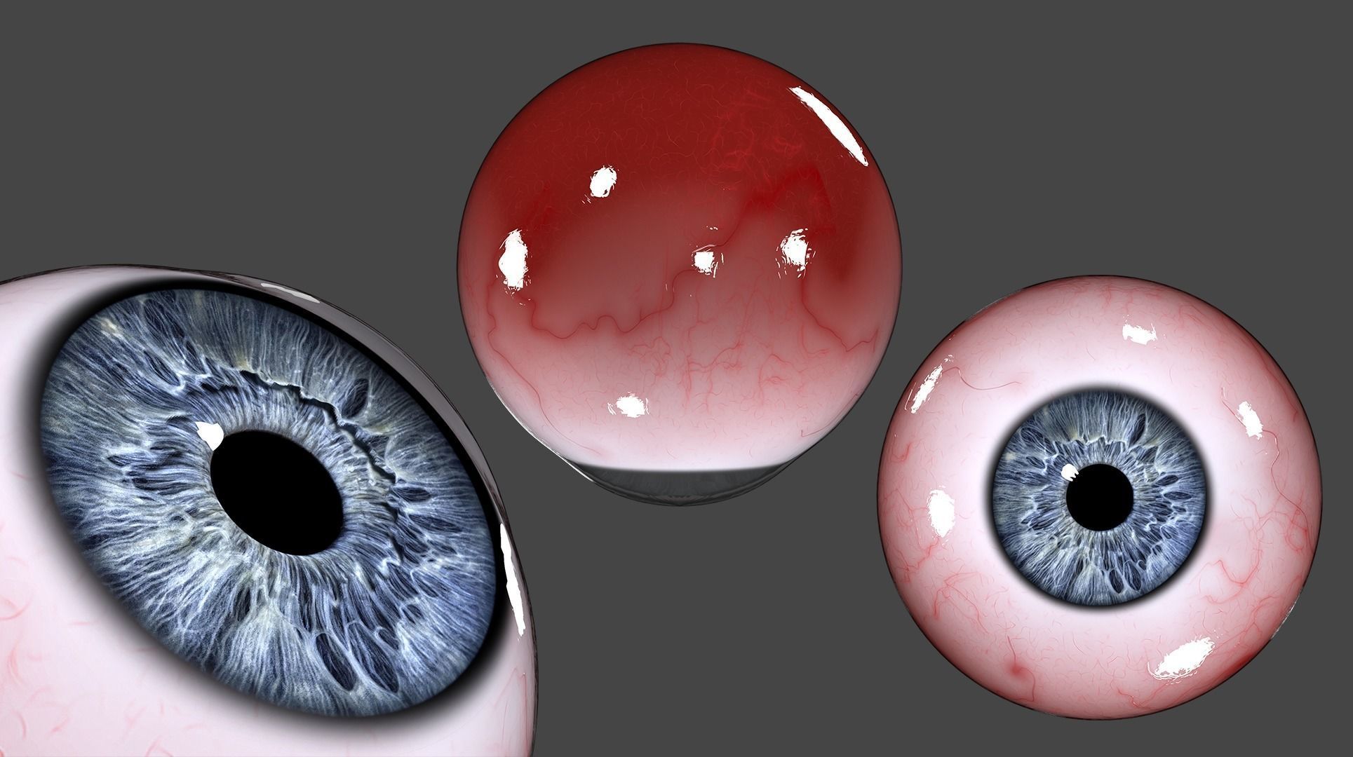 50 EyeBall Kitbash 3D model_7