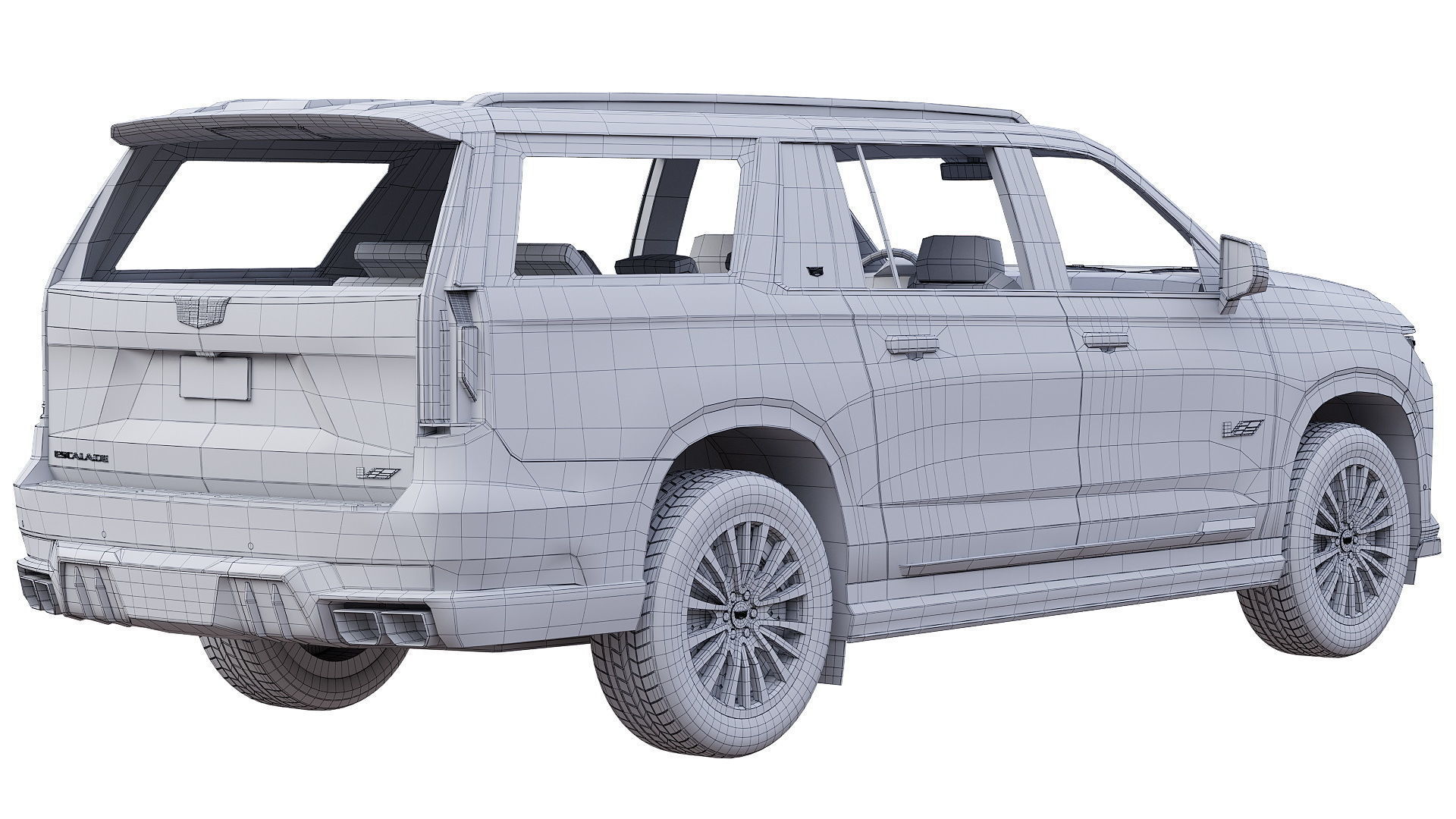Cadillac Escalade ESV V 2023 3D model_10