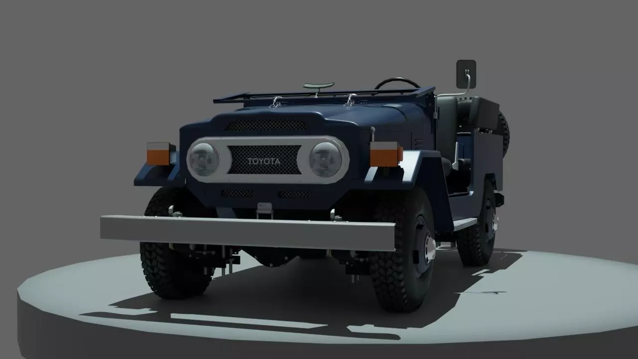 The Toyota Land Cruiser 3D model