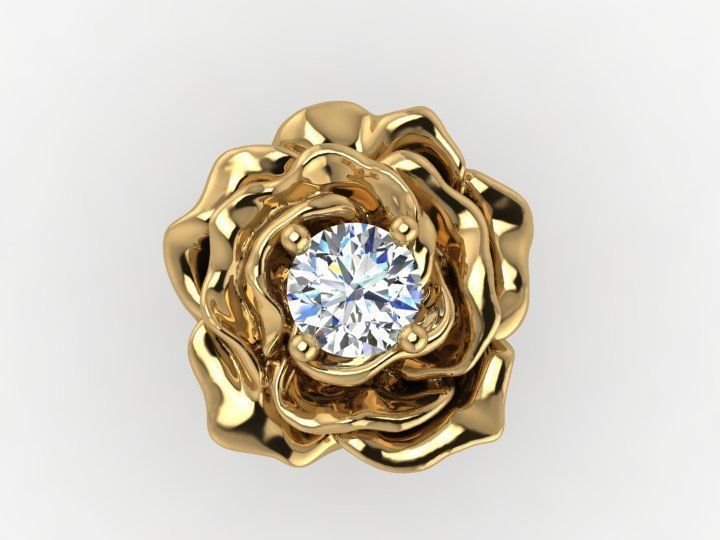 earring  3D print model_2