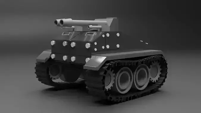Low Poly tank