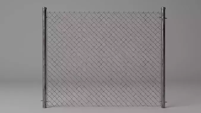 Wire Fence Free 3D model