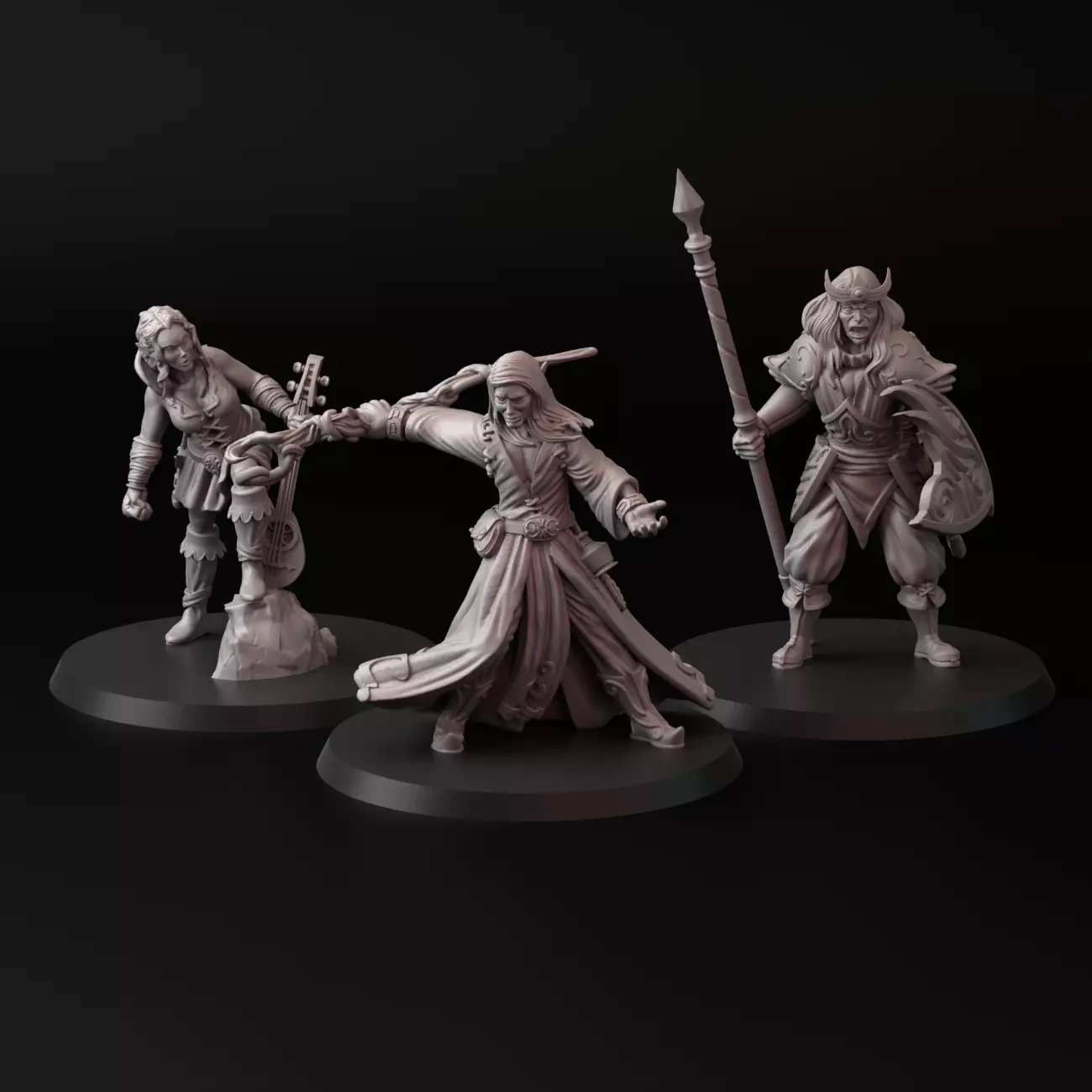 Elves adventurers 3D print model