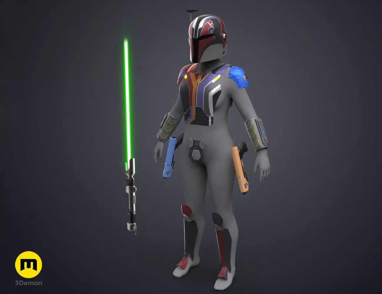 Sabine Wren Cosplay Set - Ahsoka 3D print model_0
