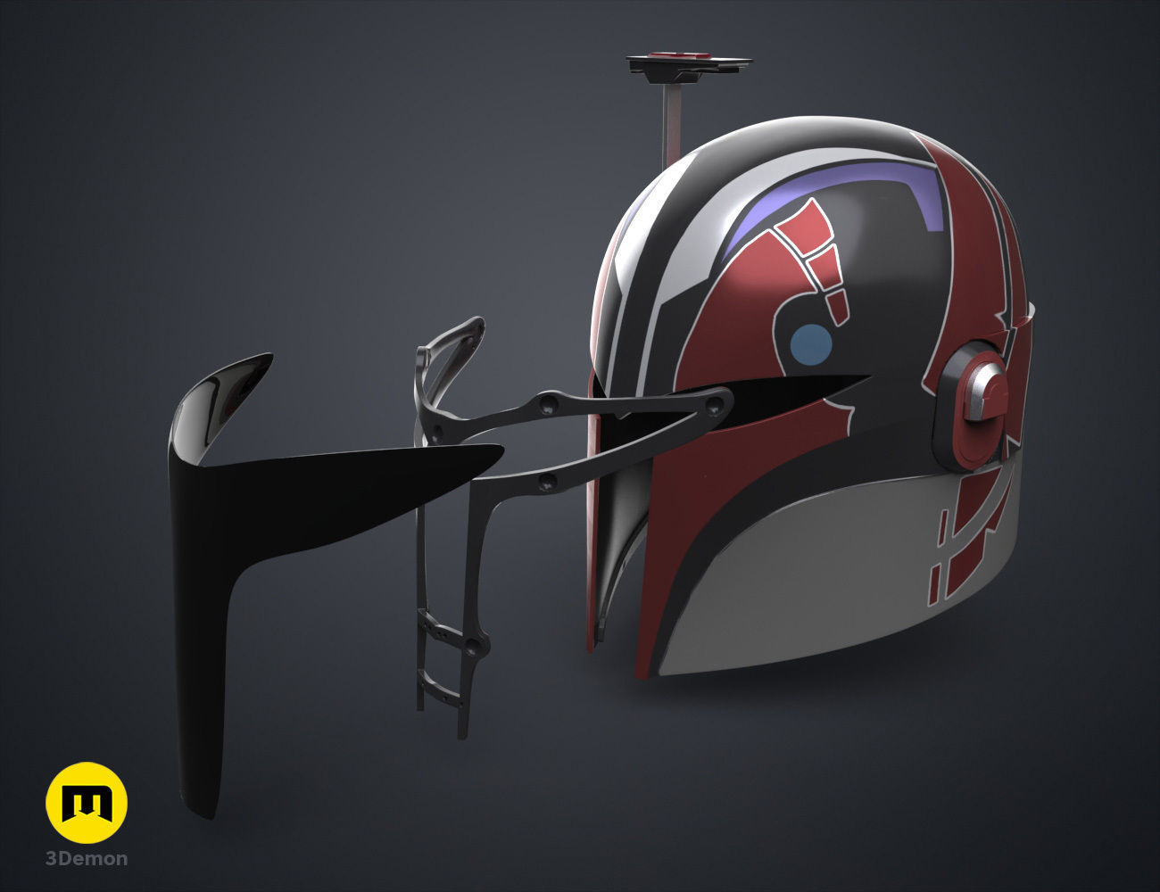 Sabine Wren Cosplay Set - Ahsoka 3D print model_5