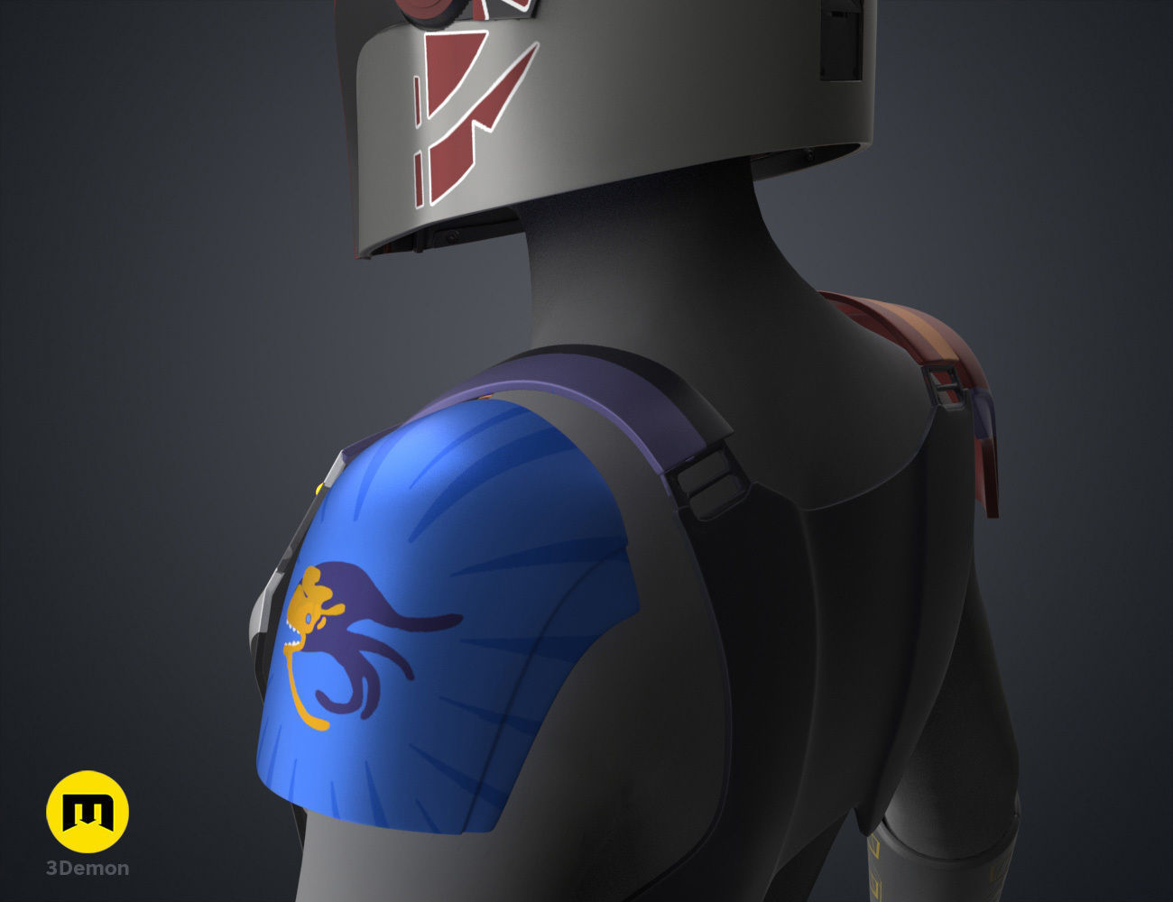 Sabine Wren Cosplay Set - Ahsoka 3D print model_9