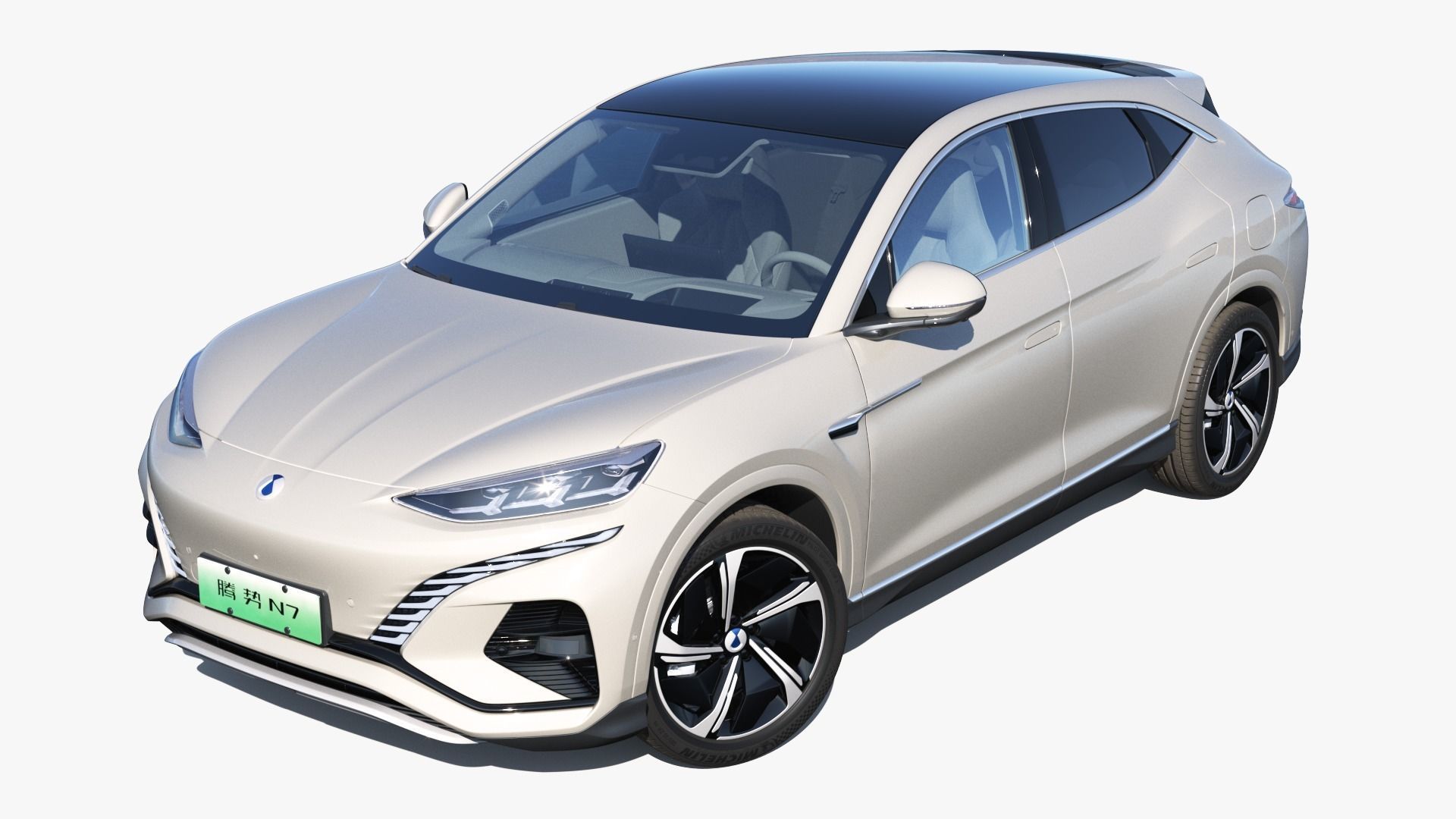 2023 BYD Denza N7 EV 3D model_2